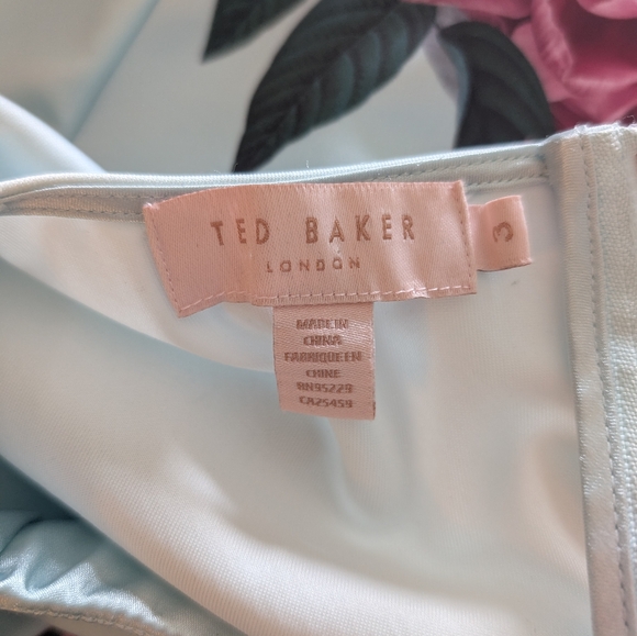 Ted Baker London Wilmana Rose Floral Dress Size 8 - Picture 4 of 8